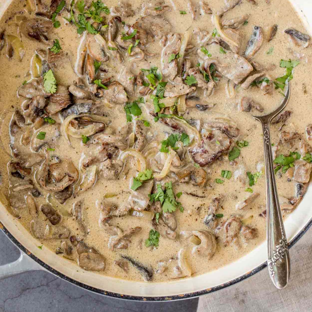 Beef Stroganoff	