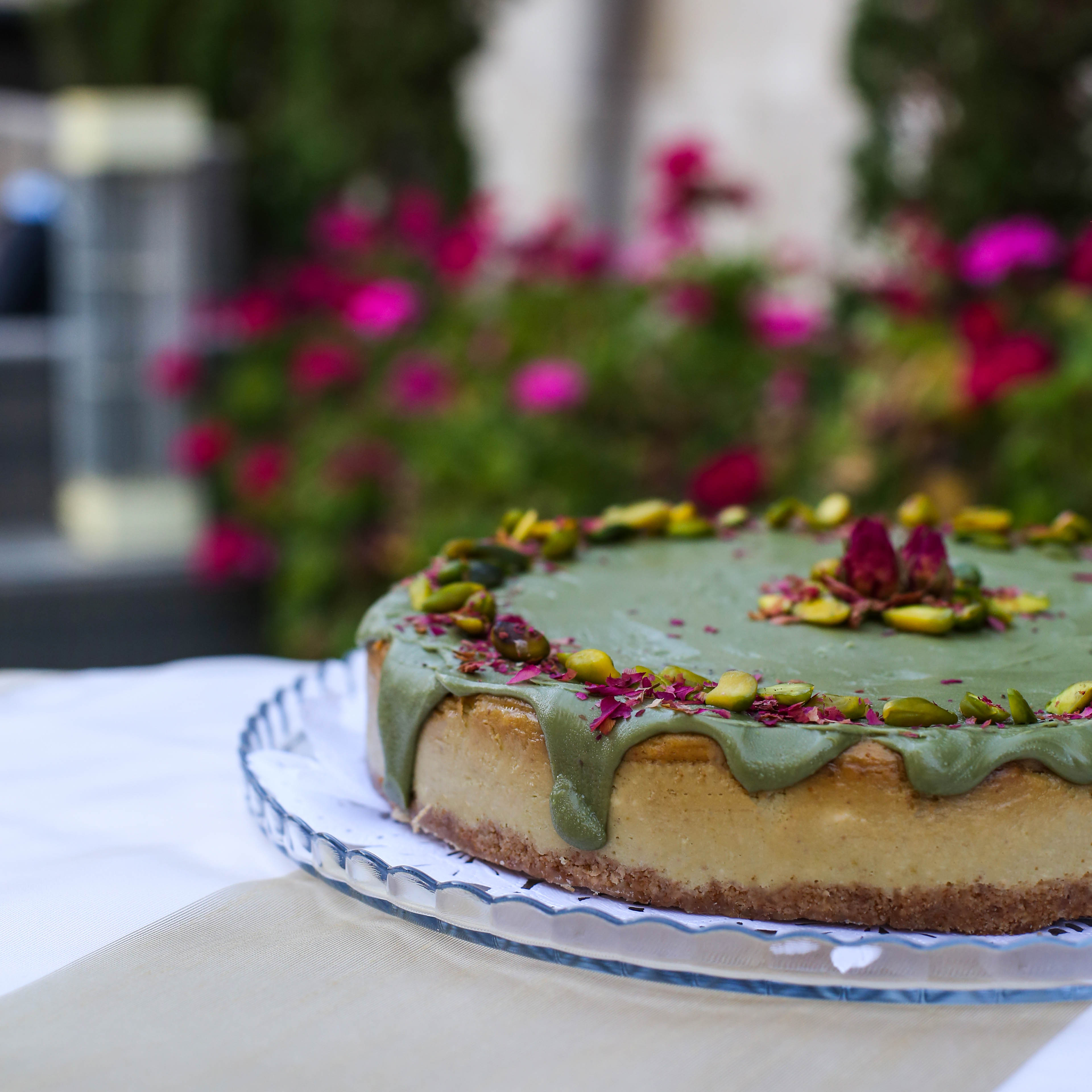 Pistachio cheesecake 